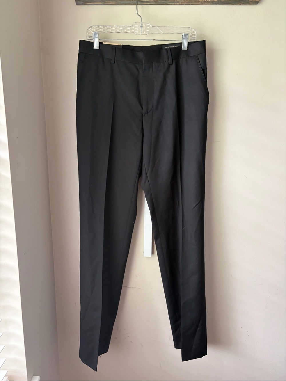 Men's Black Dress Pants - Classic Tailored Fit NWT banana republic